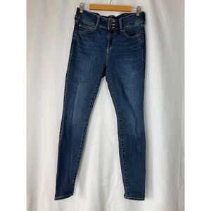 Torrid Women's‎ Dark Wash Feel The Fit Jeggings Size 10T Super Soft Denim